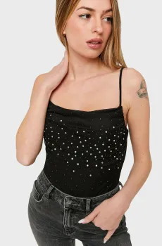 Женское черное боди Черный S Tally Weijl SBOPELOVE