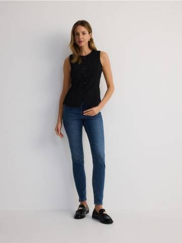 Reserved - LADIES` JEANS TROUSERS - темно-синій - YT201-59J Reserved - LADIES` JEANS TROUSERS - темно-синій - YT201-59J