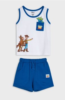 Комплект із футболки з шортами Toy Story - mid blue