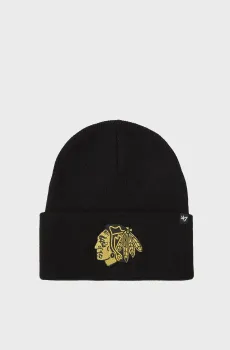 Черная шапка CHICAGO BLACKHAWKS HAYMAKER ME Черный ONESIZE 47 Brand HYMKM04ACE-BK