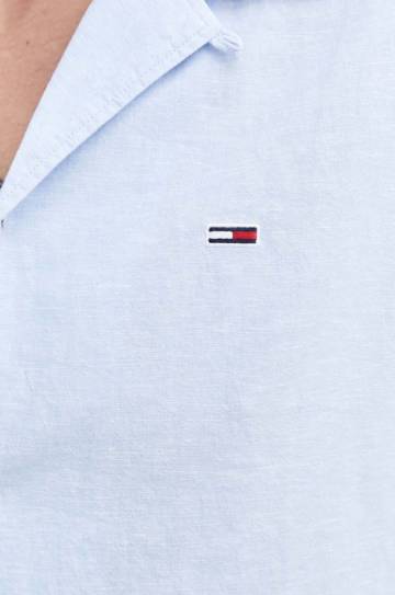 Рубашка с примесью льна Tommy Jeans regular Рубашка с примесью льна Tommy Jeans regular