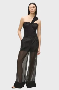 Женские черные брюки ORGANZA FASHION Черный 42 Karl Lagerfeld B2W10010