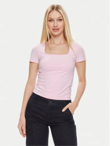 Noisy May Футболка Mik 27029540 Рожевий Slim Fit Noisy May Футболка Mik 27029540 Рожевий Slim Fit
