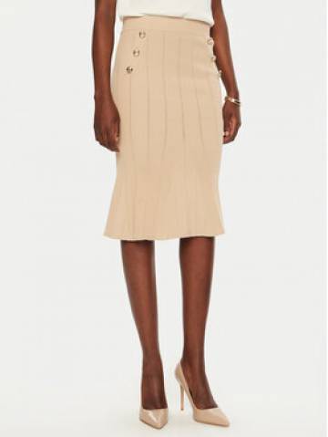 Marciano Guess Спідниця-міді 5RGD07 5810Z Бежевий Regular Fit Marciano Guess Спідниця-міді 5RGD07 5810Z Бежевий Regular Fit