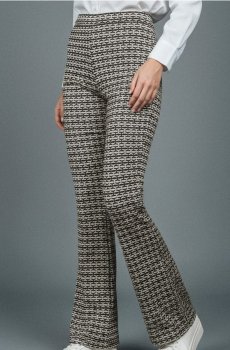 Візерункові розкльошені штани - різнобарвний