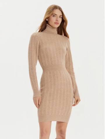 Fracomina Повсякденна сукня FR24WD5010K53201 Бежевий Slim Fit Fracomina Повсякденна сукня FR24WD5010K53201 Бежевий Slim Fit