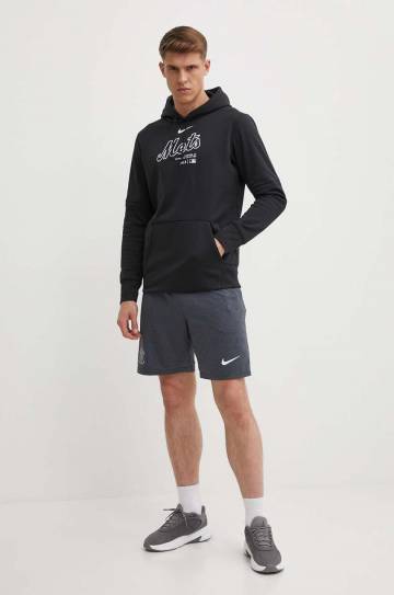 Кофта Nike New York Mets мужская цвет чёрный с капюшоном с принтом Кофта Nike New York Mets мужская цвет чёрный с капюшоном с принтом