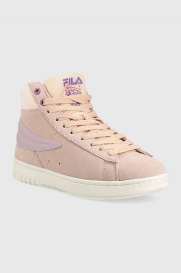 Замшевые кроссовки Fila Highflyer цвет розовый Замшевые кроссовки Fila Highflyer цвет розовый