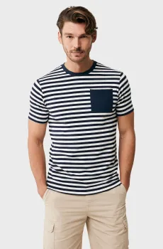 Мужская футболка в полоску Разноцветный S Mexx MF007805341M