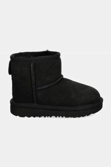 Детские замшевые сапоги UGG CLASSIC MINI II цвет чёрный 1017715T Детские замшевые сапоги UGG CLASSIC MINI II цвет чёрный 1017715T
