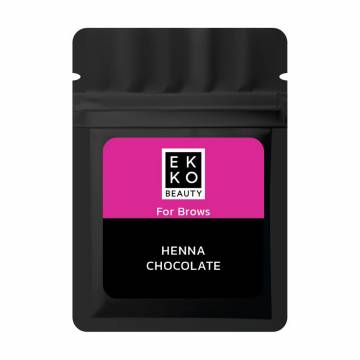 Хна для бровей Ekko Beauty For Brows Henna, Chocolate, 7 г (зип-саше) Хна для бровей Ekko Beauty For Brows Henna, Chocolate, 7 г (зип-саше)
