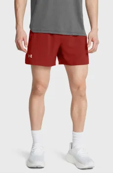 Мужские бордовые шорты UA LAUNCH 5 SHORTS Бордовый S Under Armour 1382617-840
