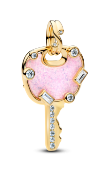 Намистина "Рожевий опаловий ключ кохання"