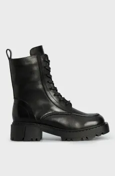 Женские черные кожаные ботинки Diascia Черный 37 PRPY PRFDS2312W