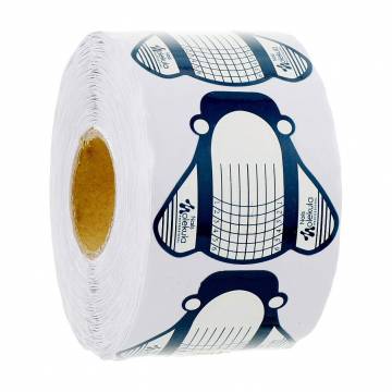 Одноразовые формы для наращивания ногтей Nails Molekula Professional Бабочка, серебро, 500 шт Одноразовые формы для наращивания ногтей Nails Molekula Professional Бабочка, серебро, 500 шт