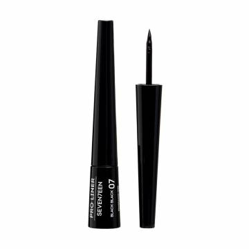 Подводка для глаз Seventeen Pro Eyeliner, 07 Black, 2.5 мл Подводка для глаз Seventeen Pro Eyeliner, 07 Black, 2.5 мл