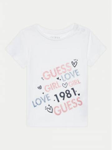 Guess Футболка K4YI26 K6YW4 Білий Regular Fit Guess Футболка K4YI26 K6YW4 Білий Regular Fit