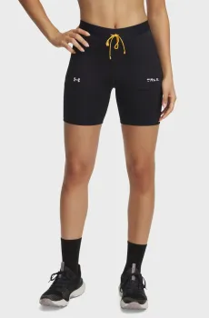 Женские черные шорты UA Trail Run Fitted Short Черный L Under Armour 1389614-001