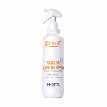 Несмываемый спрей Immortal NYC Im Vegan Re-Bond Leave in Spray для глубокого восстановления поврежденных волос, 250 мл Несмываемый спрей Immortal NYC Im Vegan Re-Bond Leave in Spray для глубокого восстановления поврежденных волос, 250 мл