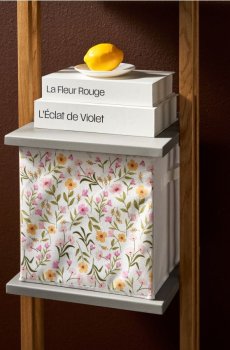 Коробка для зберігання з квітковим мотивом - різнобарвний