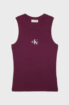 Женская бордовая майка MONOGRAM Бордовый M Calvin Klein Jeans LV047E200G