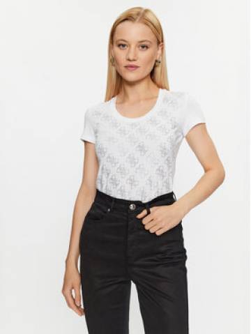 Guess Футболка W3BI53 J1314 Білий Slim Fit Guess Футболка W3BI53 J1314 Білий Slim Fit