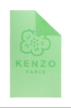 Хлопковое пляжное полотенце Kenzo KHANKO Pistachio 90 x 160 cm