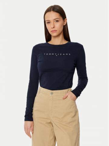 Tommy Jeans Блузка DW0DW19434 Cиній Slim Fit Tommy Jeans Блузка DW0DW19434 Cиній Slim Fit