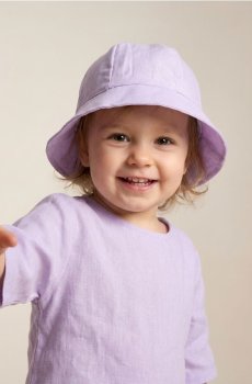 Однотонний bucket hat - Фіолетовий