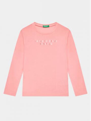 United Colors Of Benetton Блузка 3I9WG10A3 Рожевий Regular Fit United Colors Of Benetton Блузка 3I9WG10A3 Рожевий Regular Fit