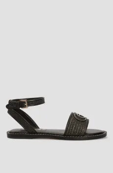 Женские черные сандалии Черный 37 Guess FLJSIY.FAB03;BLACK