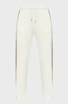 Мужские белые спортивные брюки Белый XL Karl Lagerfeld 561902.705008;80