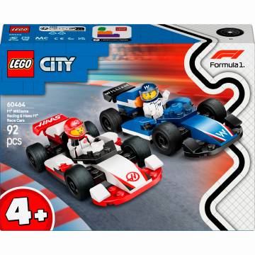 Конструктор LEGO City Автомобілі для перегонів F1 команд Williams Racing та Haas F1 (60464) Конструктор LEGO City Автомобілі для перегонів F1 команд Williams Racing та Haas F1 (60464)