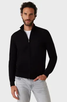 Мужской черный шерстяной кардиган Черный L Guess M5RR38.Z3LZ0;JBLK