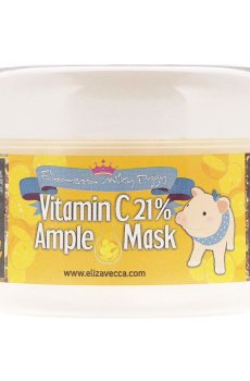 Уценка! Разогревающая маска Elizavecca Milky Piggy Vitamin C 21% Ample Mask с витамином С, 100 г
