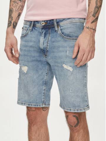 Pepe Jeans Джинсові шорти Taper Short PM801084RH2 Голубий Regular Fit Pepe Jeans Джинсові шорти Taper Short PM801084RH2 Голубий Regular Fit