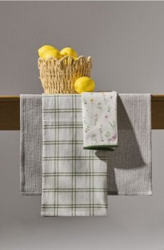 Серветки кухонні, 3 шт. - зелений