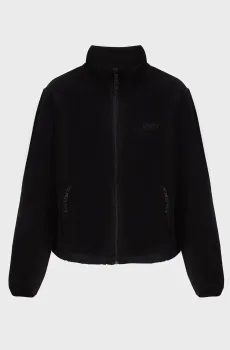 Женская черная спортивная кофта Черный L DKNY DP4J9484