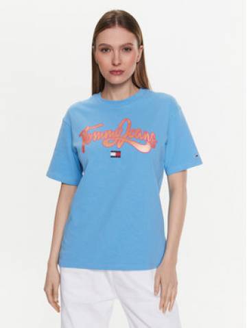 Tommy Jeans Футболка DW0DW15466 Голубий Relaxed Fit Tommy Jeans Футболка DW0DW15466 Голубий Relaxed Fit