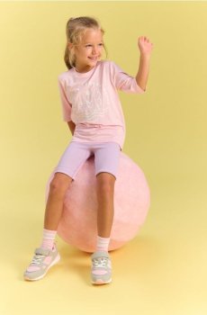 Футболка, що швидко висихає, із захистом від сонця UPF50+ - пастельний рожевий