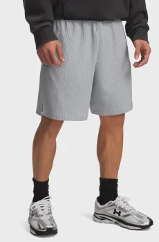 Мужские серые шорты UA Rival Waffle Short Серый XL Under Armour 1383107-011