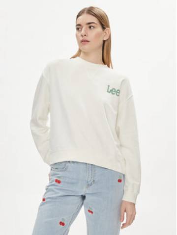 Lee Світшот Essential 112350242 Écru Relaxed Fit Lee Світшот Essential 112350242 Écru Relaxed Fit