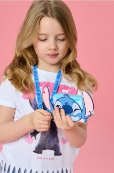 Гаманець із ремінцем Stitch - різнобарвний