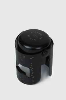 Черная металлическая пробка Gard'Bulles для шампанского и игристого вина