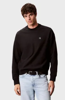 Мужской черный свитшот PREMIUM TERRY MONOGRAM Черный L Calvin Klein Jeans LV04RC277G