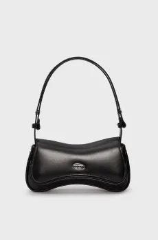 Женская черная кожаная сумка PLAY Черный ONESIZE Diesel X10202 PR227