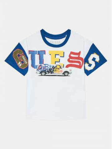Guess Футболка N5RI07 KCNQ4 Білий Regular Fit Guess Футболка N5RI07 KCNQ4 Білий Regular Fit