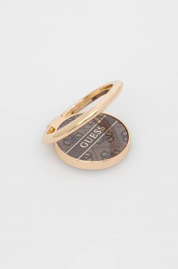Держатель на липучке для телефона Guess Uchwyt Ring stand цвет коричневый Держатель на липучке для телефона Guess Uchwyt Ring stand цвет коричневый