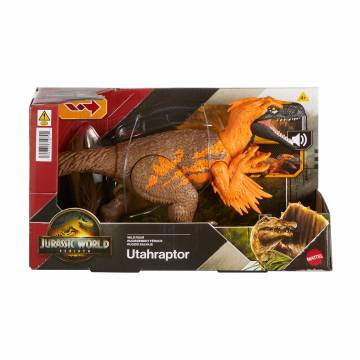 Фигурка динозавра Jurassic World Опасное рычание, со звуковыми эффектами, коричневый, от 4 лет (JGB87) Фигурка динозавра Jurassic World Опасное рычание, со звуковыми эффектами, коричневый, от 4 лет (JGB87)