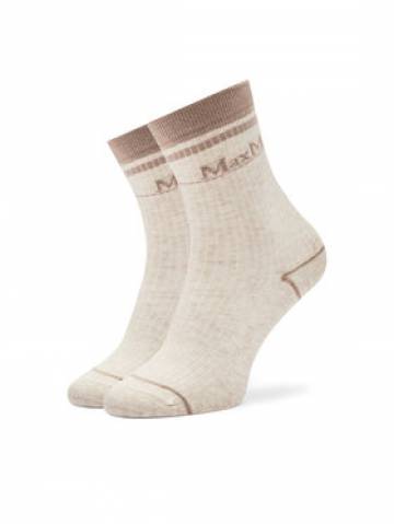 Max Mara Leisure Високі жіночі шкарпетки Gabarra 2426556018 Бежевий Max Mara Leisure Високі жіночі шкарпетки Gabarra 2426556018 Бежевий